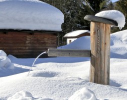 Winterfester-Brunnen